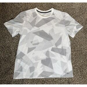 Pro Player White/ Black Short Sleeve Shirt Men's Size L